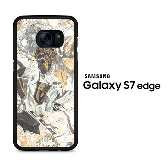 Hockey Vegas Golden Knight Marble Samsung Galaxy S7 Edge Case