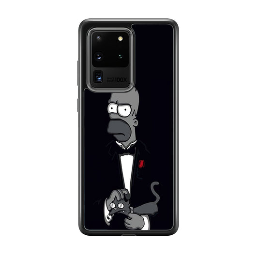 Homer Simpson Goodfather Samsung Galaxy S20 Ultra Case