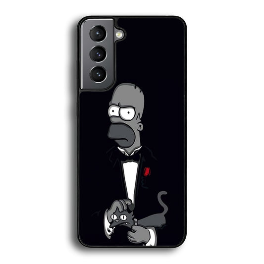 Homer Simpson Goodfather Samsung Galaxy S21 Case