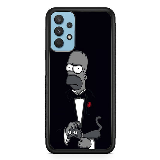 Homer Simpson Goodfather Samsung Galaxy A32 Case