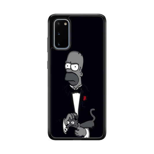Homer Simpson Goodfather Samsung Galaxy S20 Case