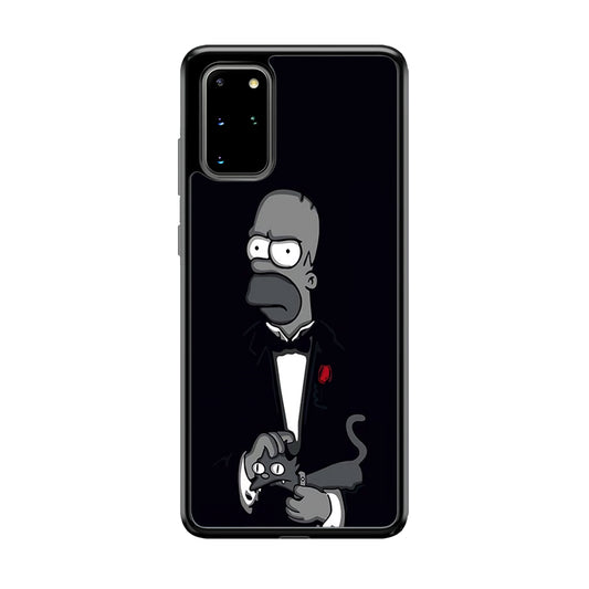 Homer Simpson Goodfather Samsung Galaxy S20 Plus Case