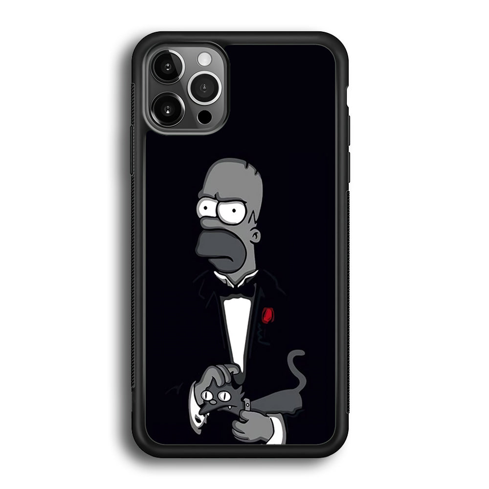 Homer Simpson Goodfather iPhone 12 Pro Case