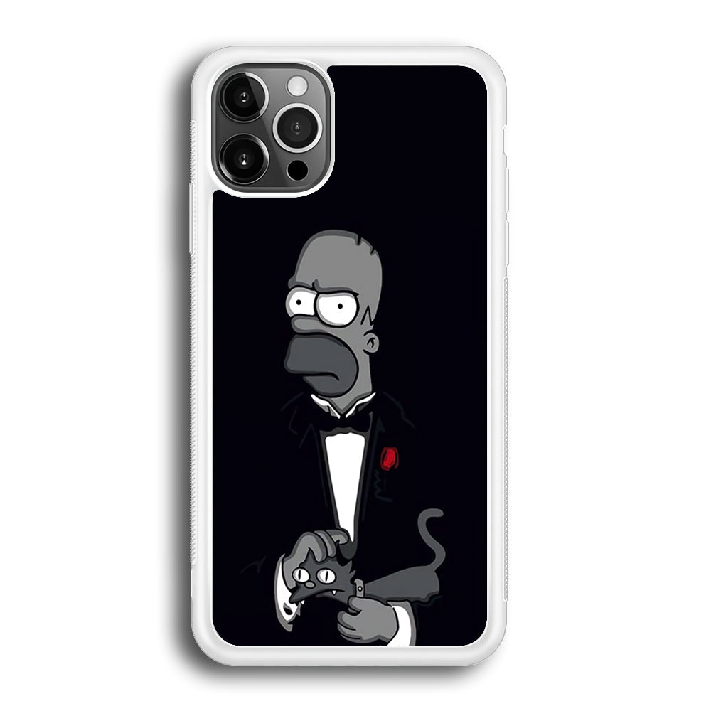 Homer Simpson Goodfather iPhone 12 Pro Case