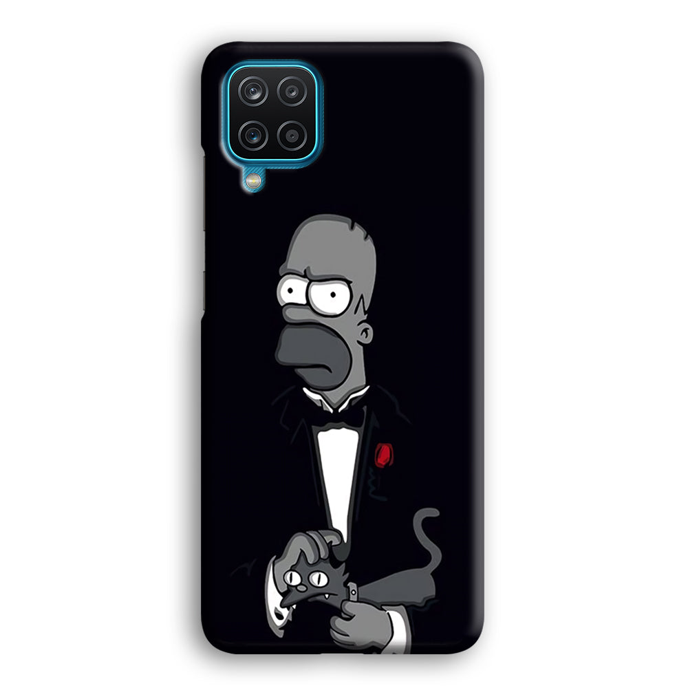 Homer Simpson Goodfather Samsung Galaxy A12 Case