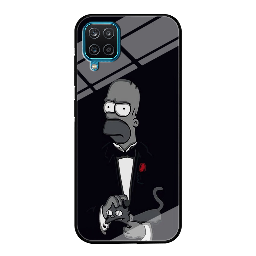 Homer Simpson Goodfather Samsung Galaxy A12 Case