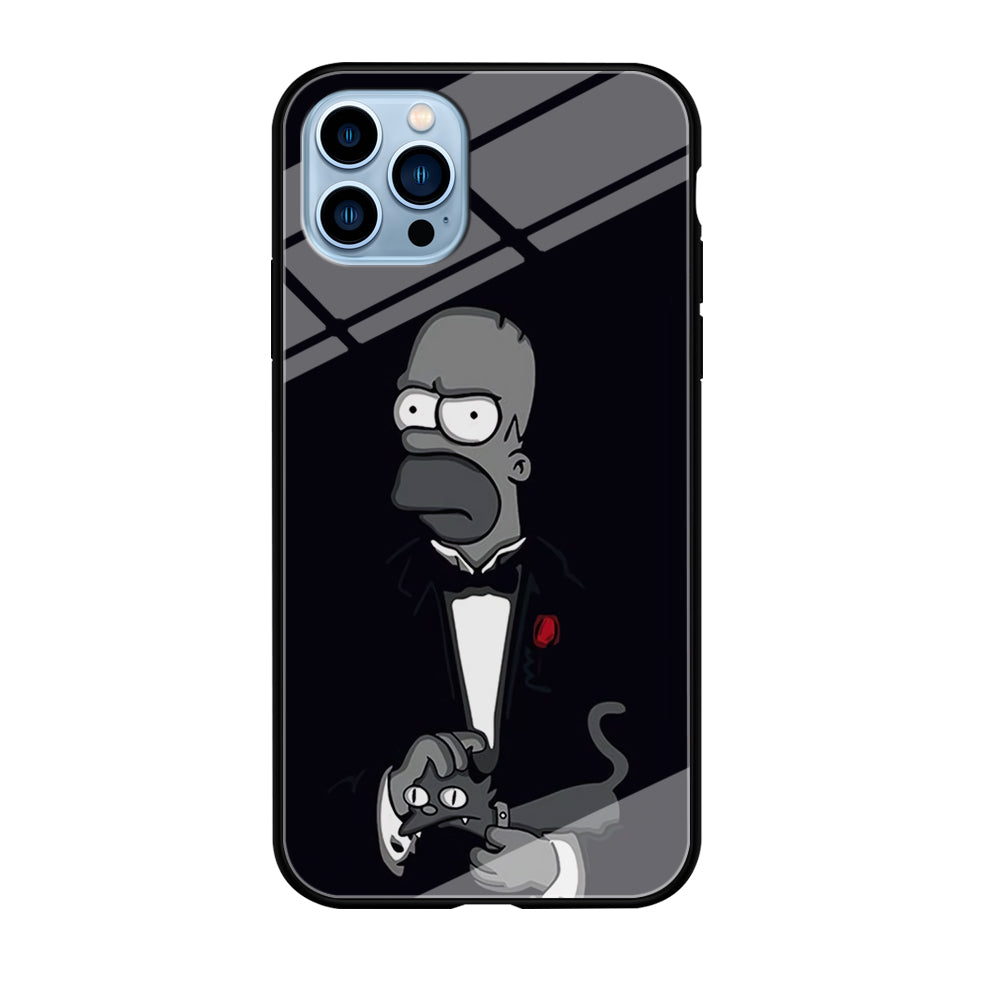 Homer Simpson Goodfather iPhone 12 Pro Case