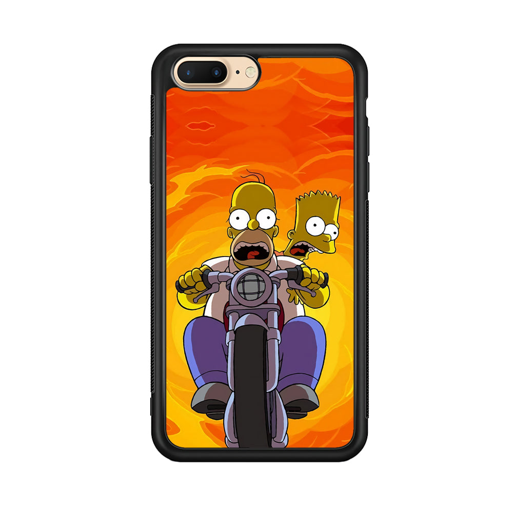 Homer and Bart Rider iPhone 8 Plus Case