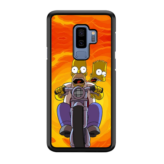 Homer and Bart Rider Samsung Galaxy S9 Plus Case