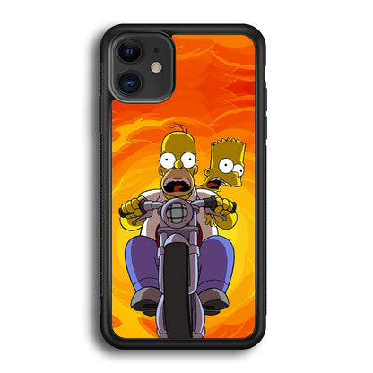 Homer and Bart Rider iPhone 12 Case