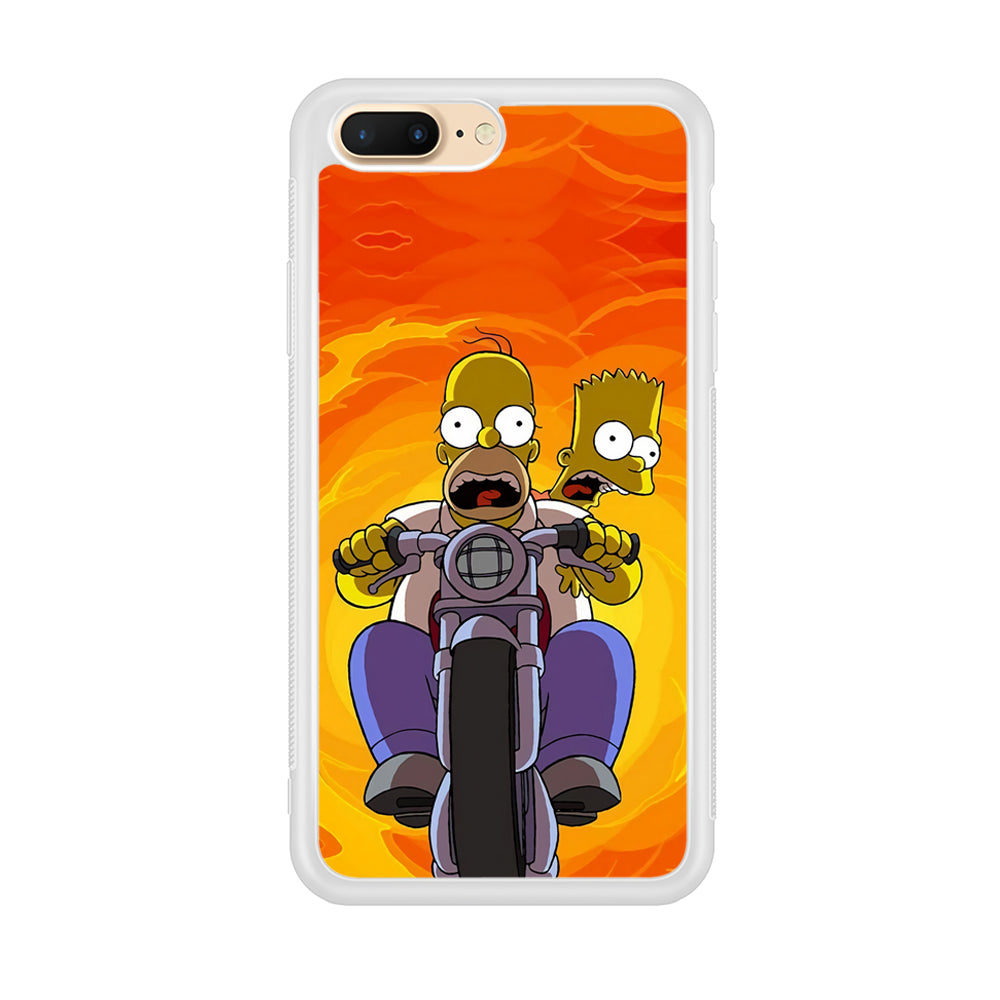 Homer and Bart Rider iPhone 8 Plus Case