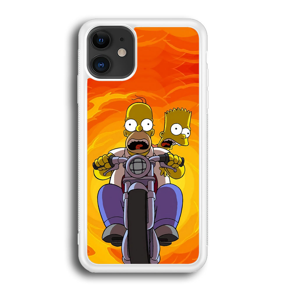 Homer and Bart Rider iPhone 12 Case