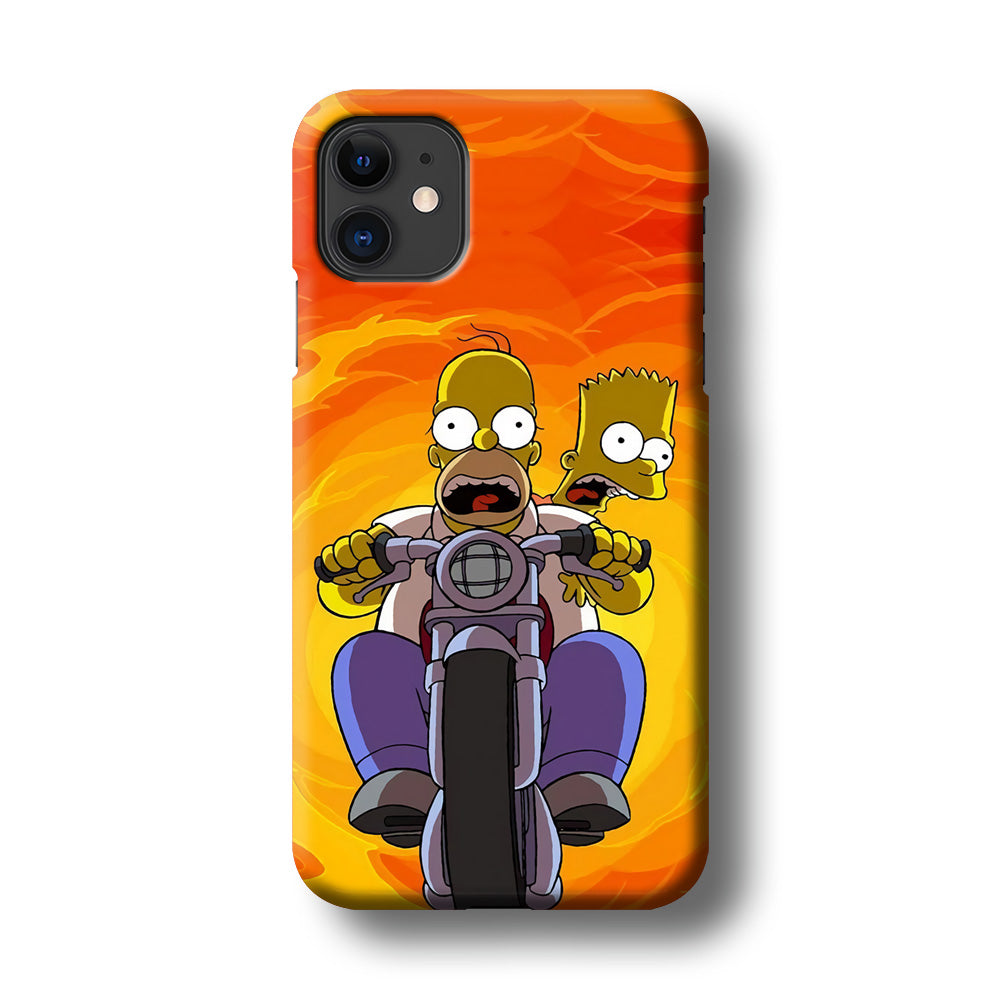 Homer and Bart Rider iPhone 11 Case