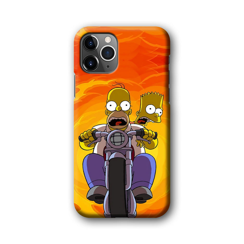 Homer and Bart Rider iPhone 11 Pro Max Case