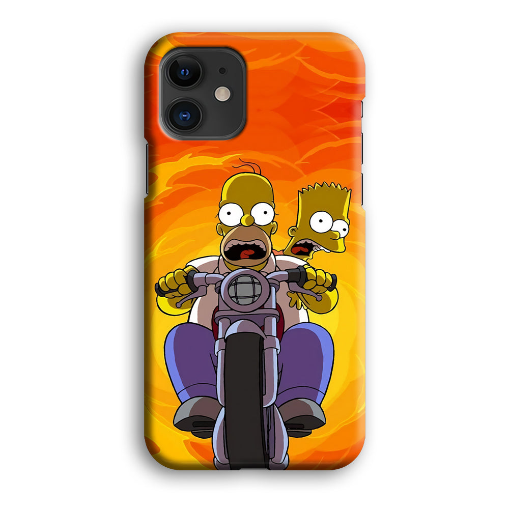 Homer and Bart Rider iPhone 12 Case