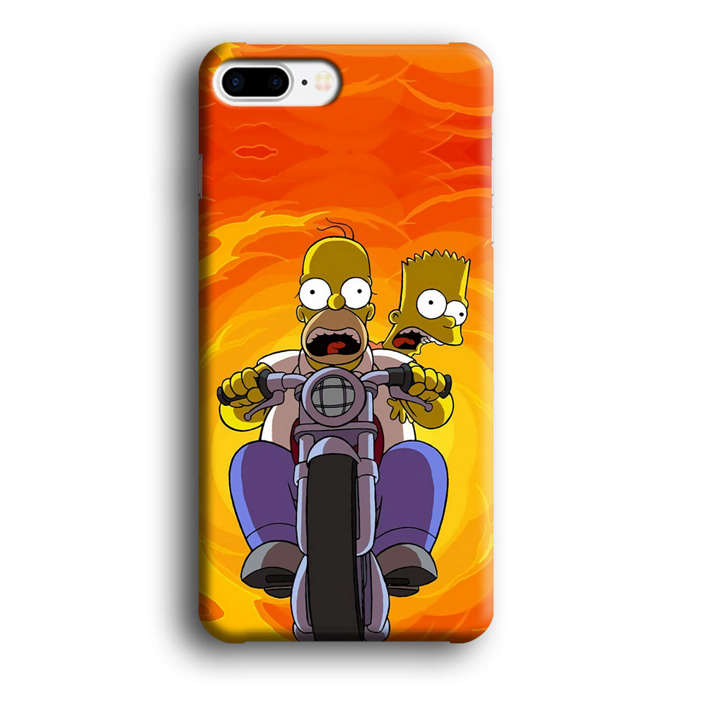 Homer and Bart Rider iPhone 8 Plus Case