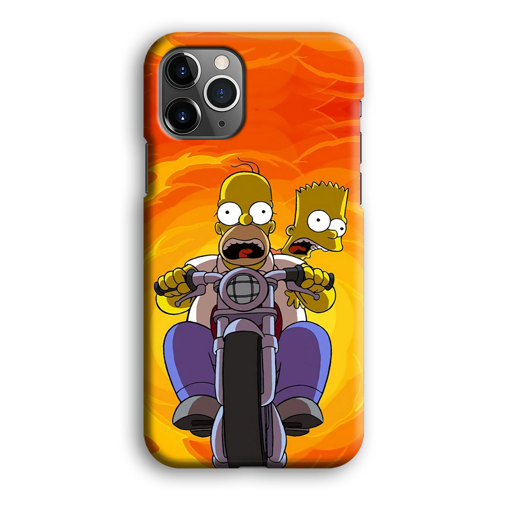 Homer and Bart Rider iPhone 12 Pro Case