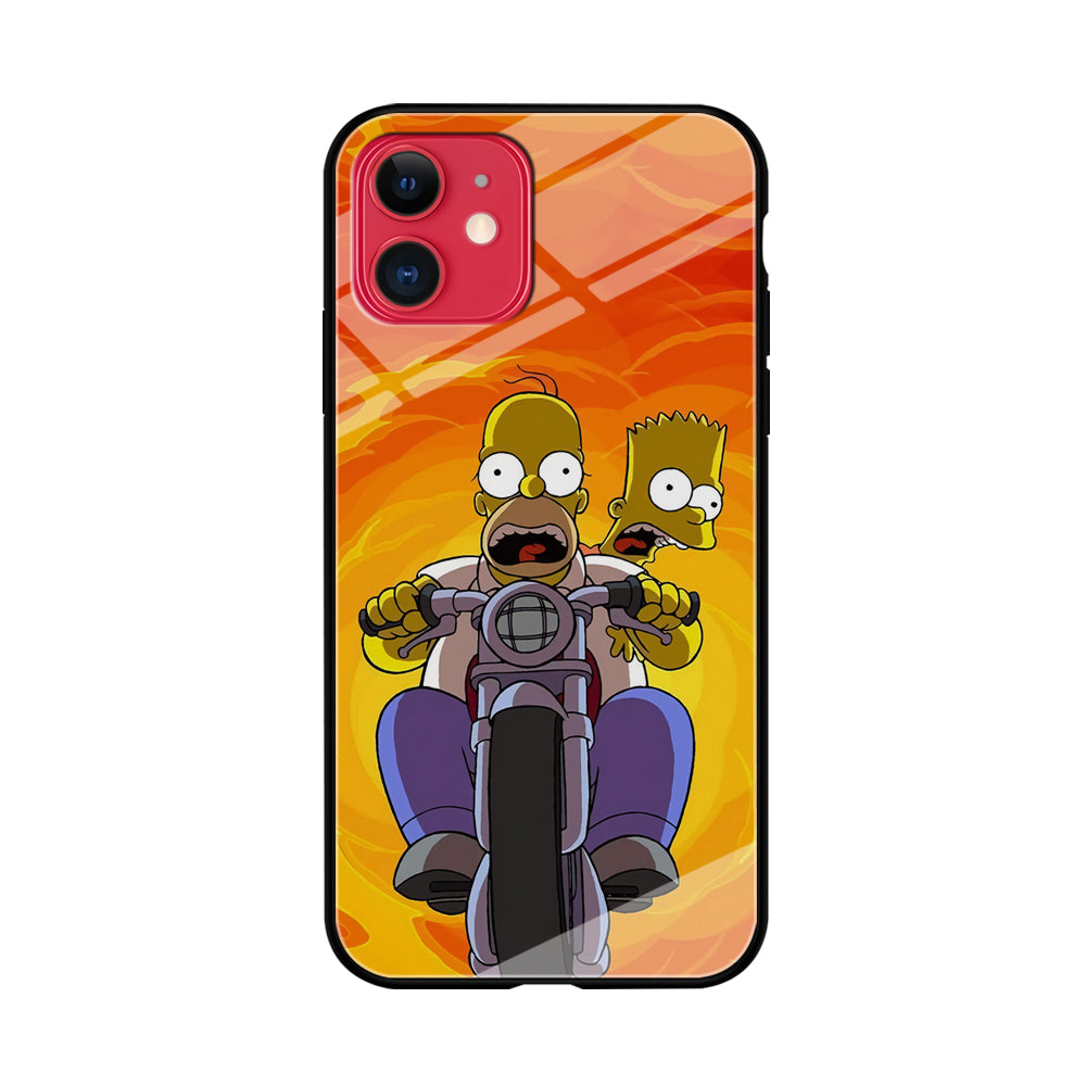 Homer and Bart Rider iPhone 11 Case