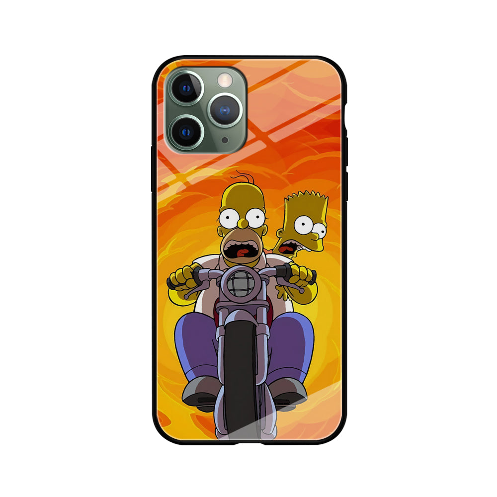 Homer and Bart Rider iPhone 11 Pro Max Case