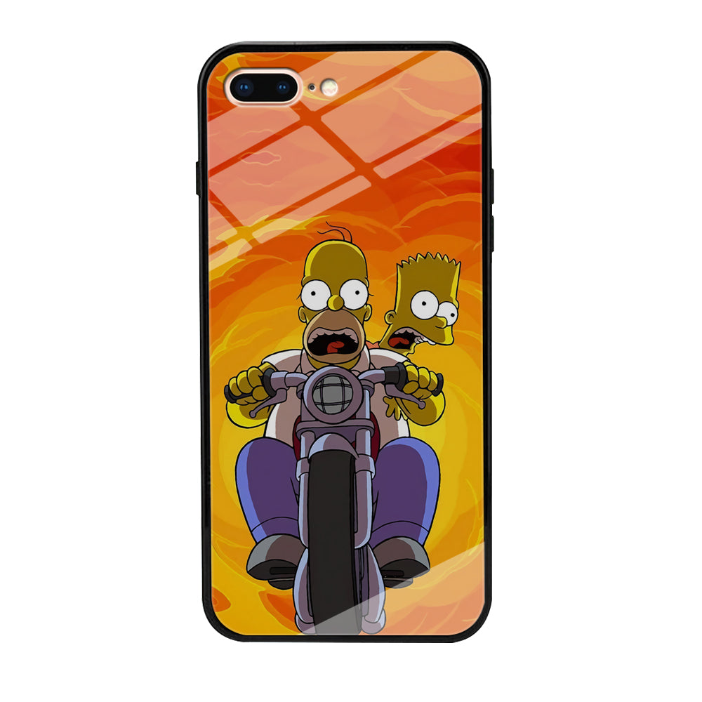 Homer and Bart Rider iPhone 8 Plus Case