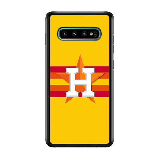 Houston Astros MLB Team Samsung Galaxy S10 Plus Case