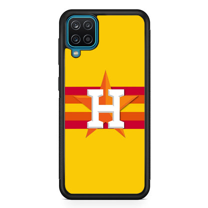 Houston Astros MLB Team Samsung Galaxy A12 Case