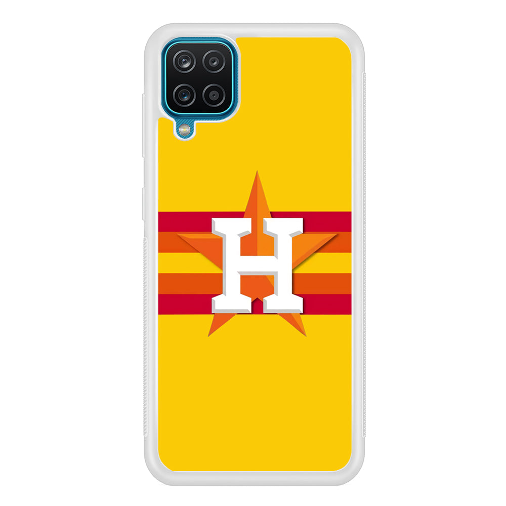 Houston Astros MLB Team Samsung Galaxy A12 Case