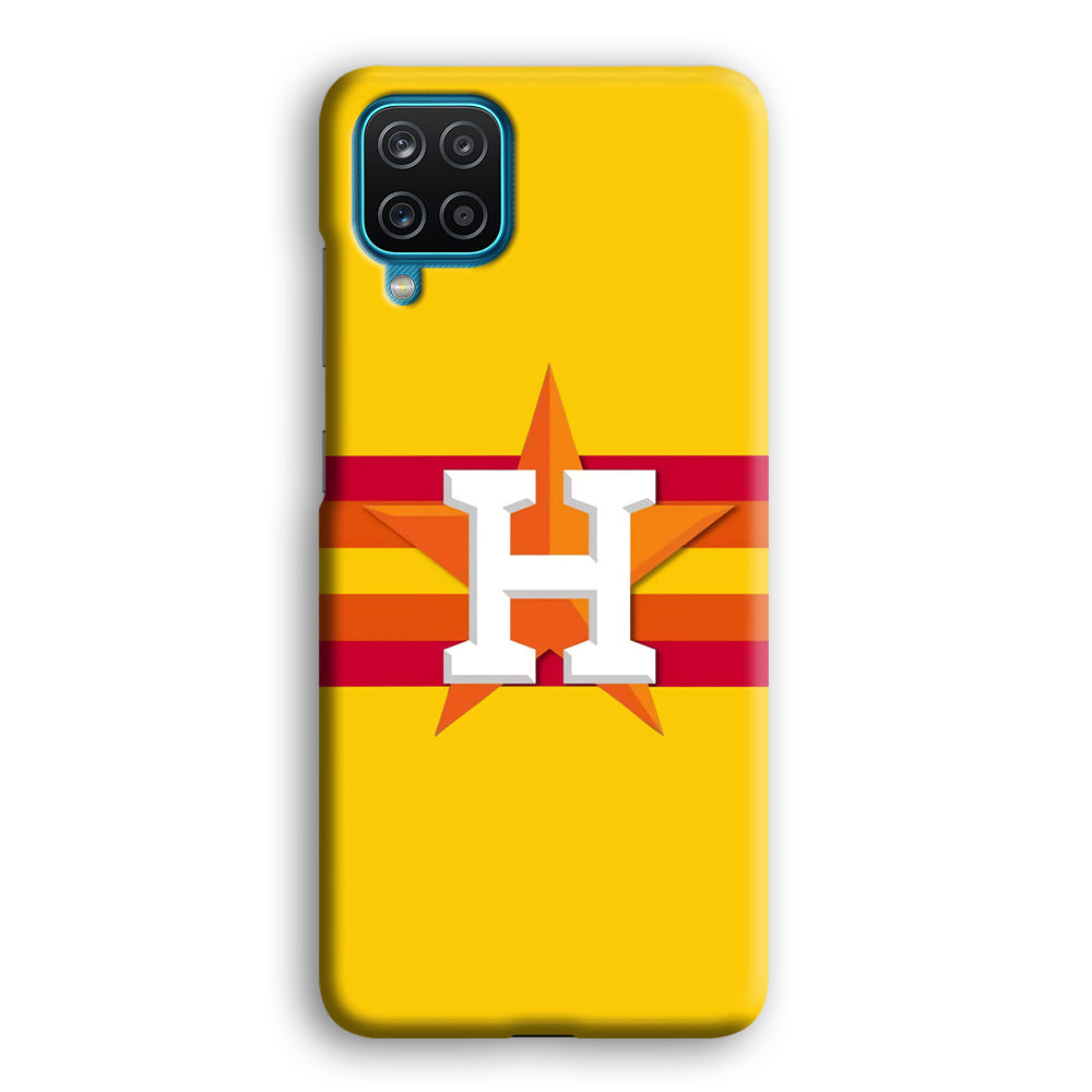 Houston Astros MLB Team Samsung Galaxy A12 Case