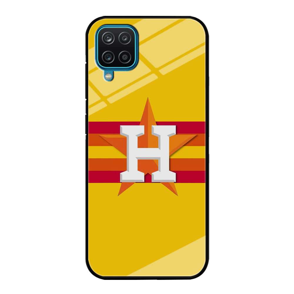 Houston Astros MLB Team Samsung Galaxy A12 Case