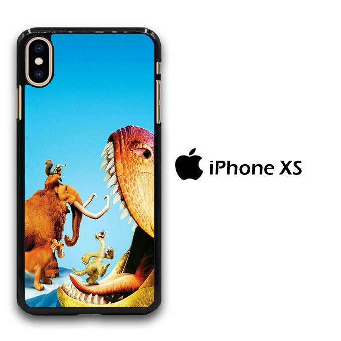 Ice Age Open Mouth Dinosaurs iPhone Xs Case