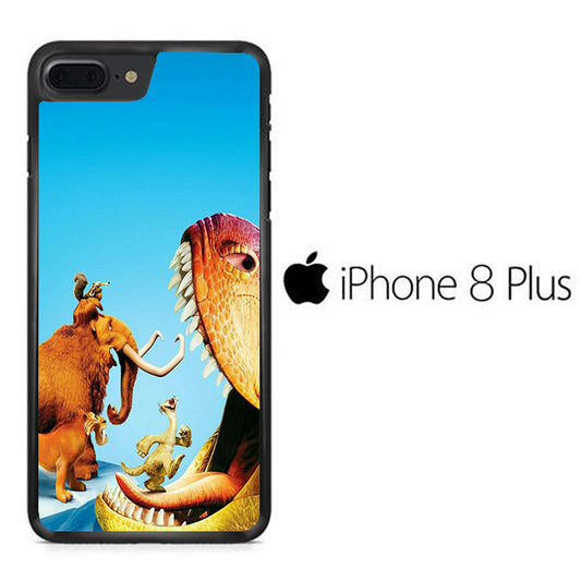 Ice Age Open Mouth Dinosaurs iPhone 8 Plus Case
