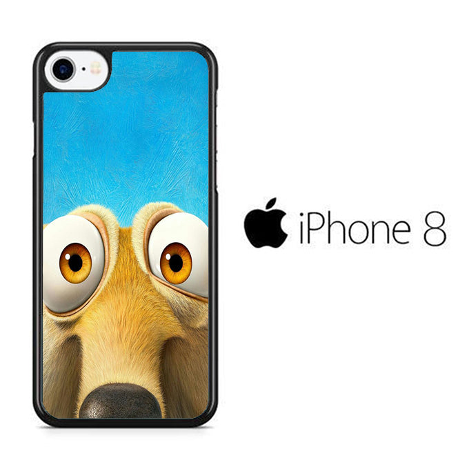 Ice Age Scrat Cute Face iPhone 8 Case