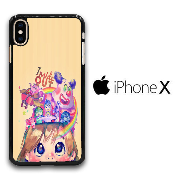 Inside Out Paint Rainbow iPhone X Case