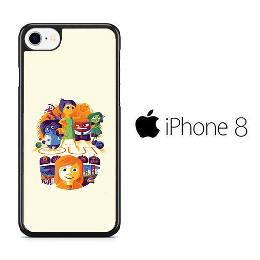 Inside Out Wallpaper Style iPhone 8 Case