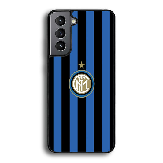 Inter Milan Pattern Of Icon Samsung Galaxy S21 Case