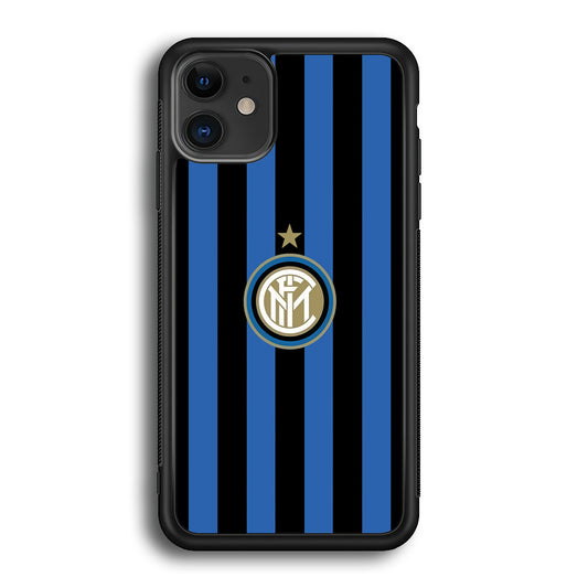 Inter Milan Pattern Of Icon iPhone 12 Case