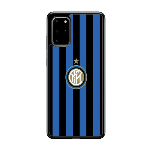 Inter Milan Pattern Of Icon Samsung Galaxy S20 Plus Case