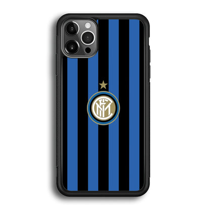 Inter Milan Pattern Of Icon iPhone 12 Pro Case