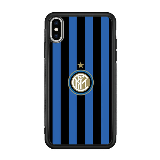 Inter Milan Pattern Of Icon iPhone XS Case