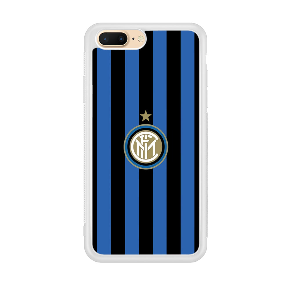 Inter Milan Pattern Of Icon iPhone 8 Plus Case