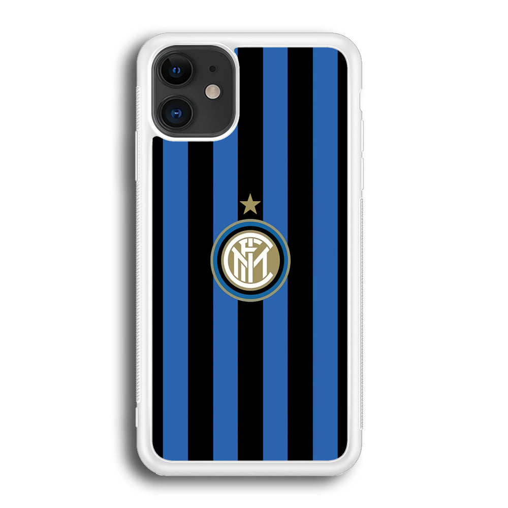 Inter Milan Pattern Of Icon iPhone 12 Case