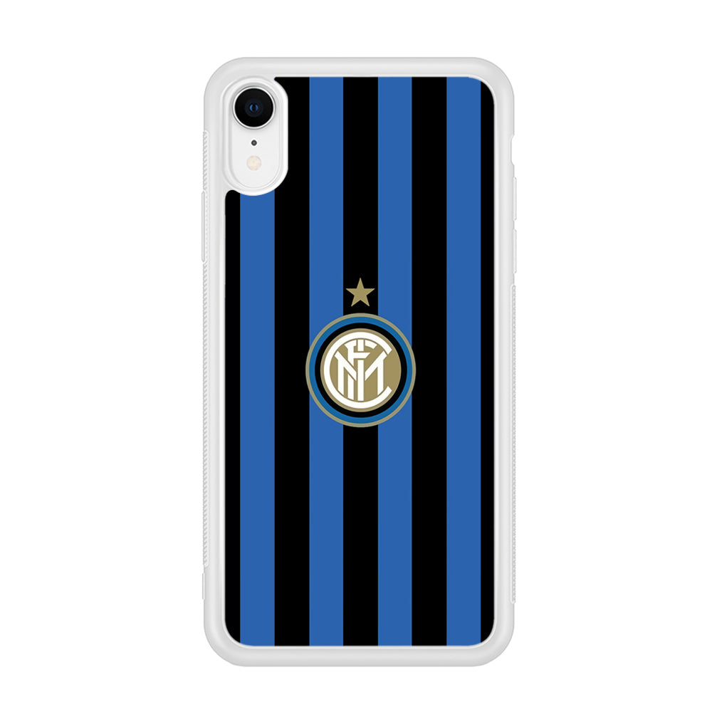 Inter Milan Pattern Of Icon iPhone XR Case