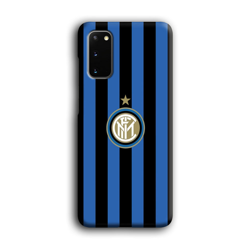 Inter Milan Pattern Of Icon Samsung Galaxy S20 Case