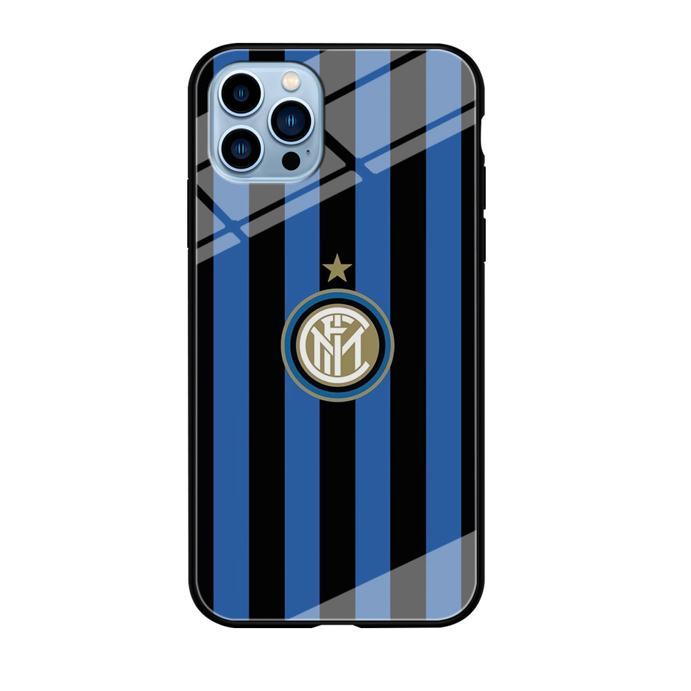 Inter Milan Pattern Of Icon iPhone 12 Pro Case