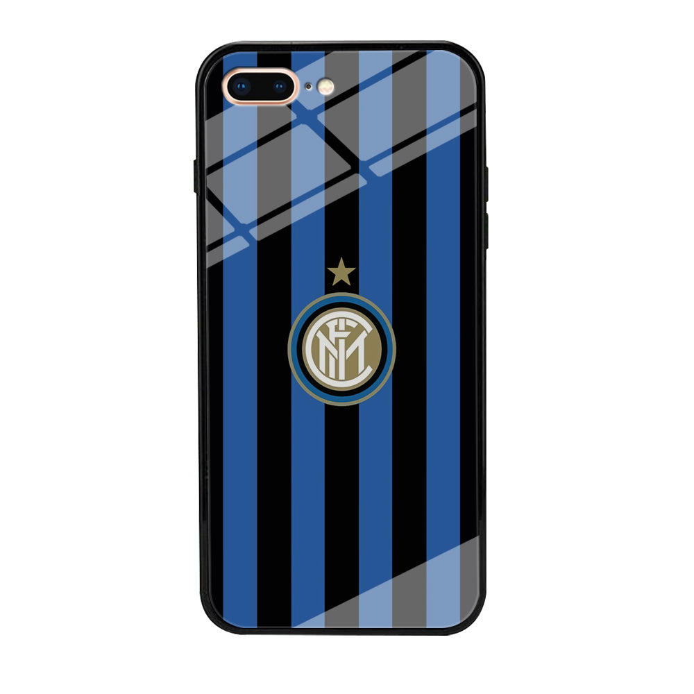 Inter Milan Pattern Of Icon iPhone 8 Plus Case