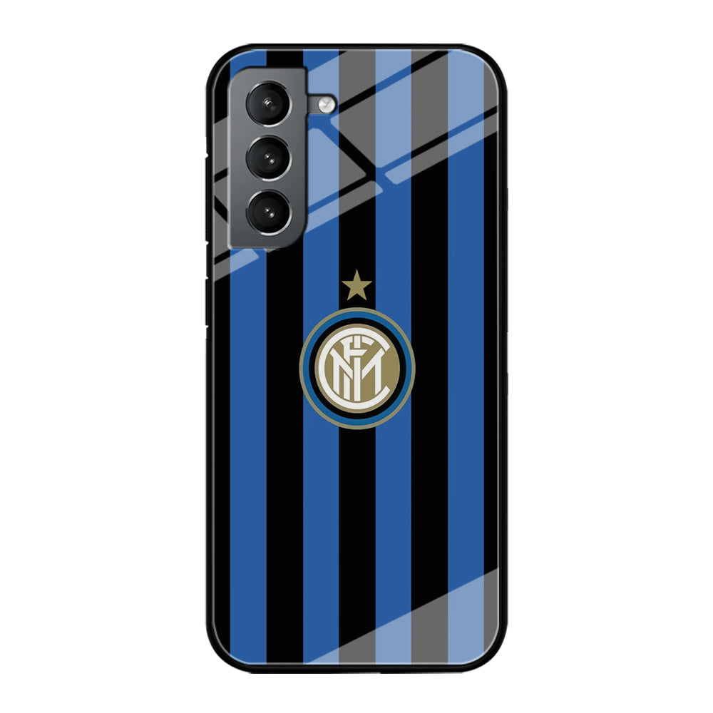 Inter Milan Pattern Of Icon Samsung Galaxy S21 Plus Case