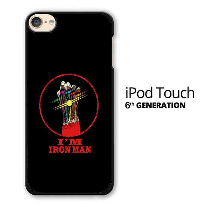 Ironman Hand Thanos Power iPod Touch 6 Case