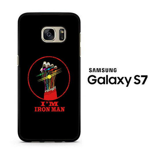 Ironman Hand Thanos Power Samsung Galaxy S7 Case