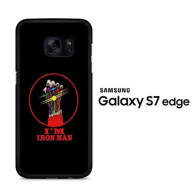 Ironman Hand Thanos Power Samsung Galaxy S7 Edge Case