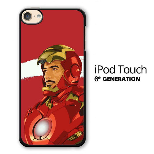Ironman Red White Stripe iPod Touch 6 Case - Ezzystore